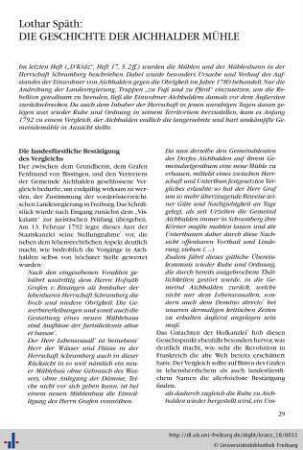 Die Geschichte der Aichhalder Mühle.