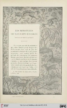 3. Pér. 18.1897: Les miniatures des manuscrits musulmans, 2