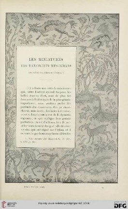 3. Pér. 18.1897: Les miniatures des manuscrits musulmans, 2