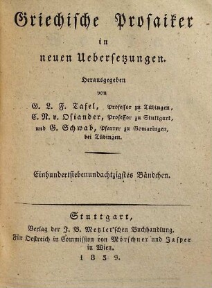 Werke, 3. Vermischte Nachrichten ; 3. Bd.