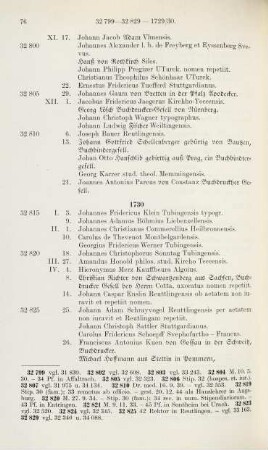76-84, Matrikel 32815-33027 (1730-1731)