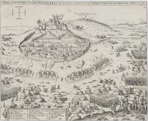 WARE CONTRAFACTUR DER VOESTUNG ERLA, UNGERN, SUNST AGRIA GENANT, VON TURCKEN BELEGERT. ANNO, 1596