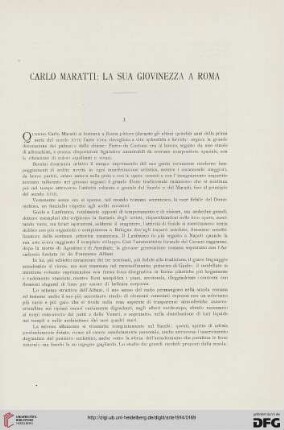 17: Carlo Maratti : la sua giovinezza a Roma