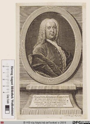 Bildnis Johann Andreas Fabricius