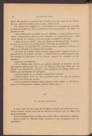 III - El anciano misterioso
