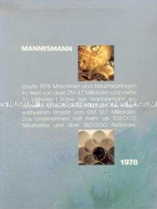 Geschäftsbericht der Mannesmannröhren-Werke für das Jahr 1978