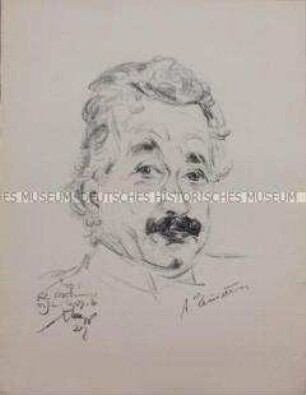 Bildnis des Physikers Albert Einstein