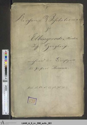 Elbingerode (Herzberg): Visitationsakten