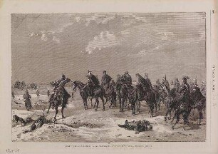 Feldmarschall Wrangel auf Erkundung bei Fredericia (April 1864)