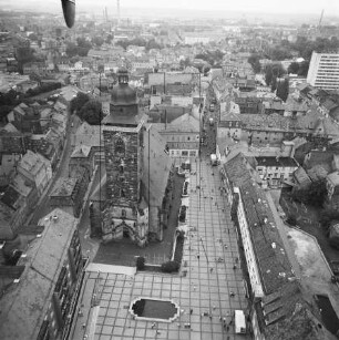 Margarethenkirche auf dem Neumarkt von Gotha : Blickrichtung Osten