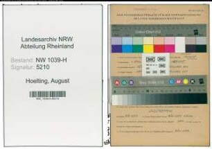 Entnazifizierung August Hoelting , geb. 01.04.1916 ()