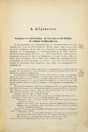 Verwaltungs-Bericht der Württembergischen Verkehrsanstalten : für das Rechnungsjahr .... 1880/81 (1882)