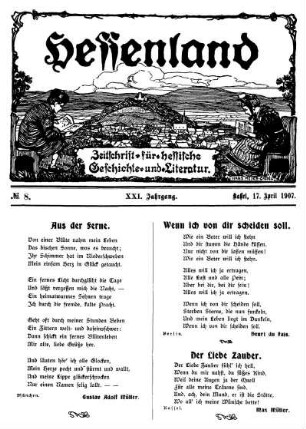No. 8, 17. April 1907