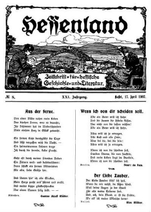 No. 8, 17. April 1907
