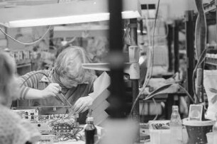 Mitarbeiter im VEB Kombinat Robotron, Werk Dresden