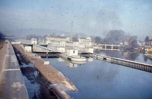 Esslingen, Schleusenwehr, Wasserhaus, Oberwasser