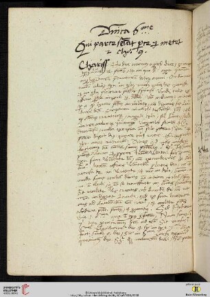 Dominica 6me [Predigttext, II Cor 9,6]
