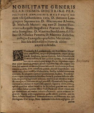 Theses Ethicae De Temperantia, Ex III. Libri Aristotelis Ad Nicomachvm, Capitibus 10. 11. 12. depromtae