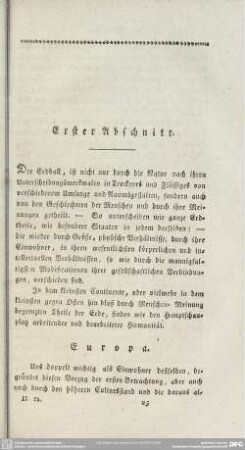 [Umriß der Länder- und Staatenkunde]