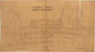 Fischer, Theodor; Worms; Cornelianum - Grundriss 1. OG