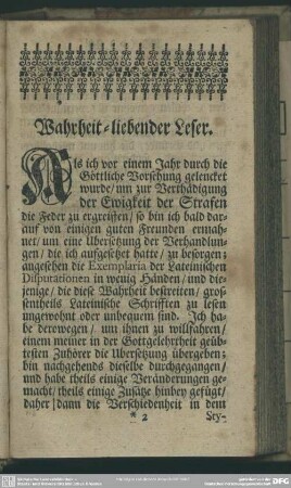 Wahrheit-liebender Leser