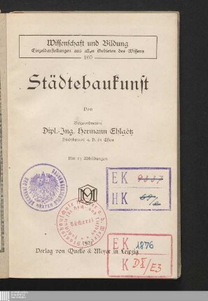 Städtebaukunst