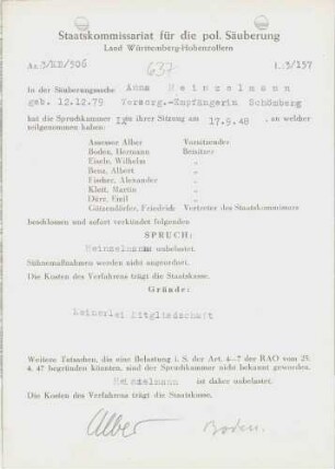 Heinzelmann, Anna