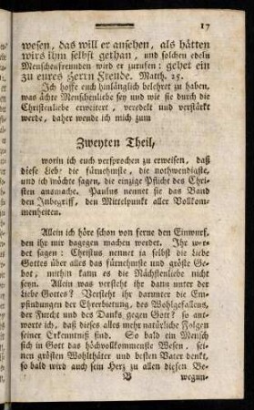17-26, Zweyten Theil.