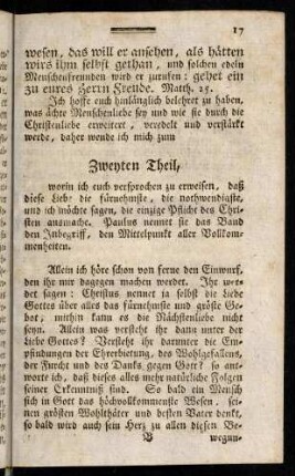 17-26, Zweyten Theil.