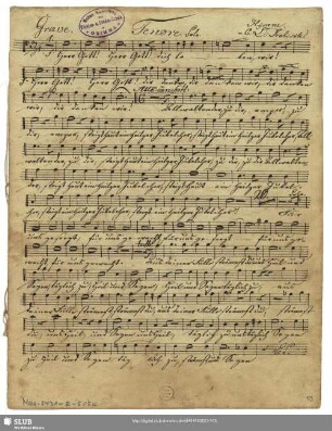 [Solo and coro:] Tenore Solo