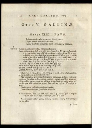ORDO V PASSERES GALLINAE