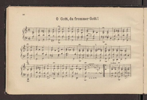O Gott, du frommer Gott !