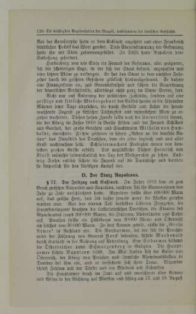 D. Der Sturz Napoleons
