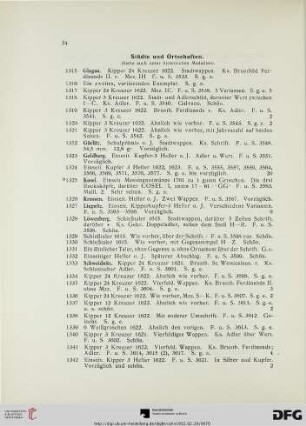 Städte und Ortschaften (Nr. 1315-1351)