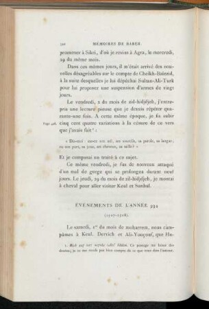 Chapitre XX. Événements de l'année 934 (1527-1528)