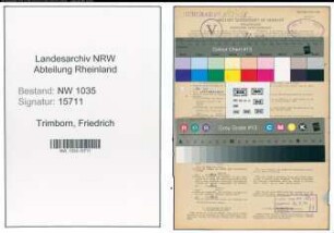Entnazifizierung Friedrich Trimborn , geb. 01.09.1904 (Schlosser)