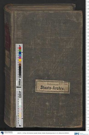 Kabinettsorders vom 1. Januar 1783 - 31. Dezember 1783 (Abschriften)