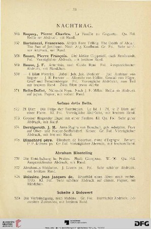 Nachtrag (Nr. 566-781)