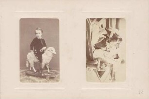 links: Unbekannt (Knabe) rechts: Unbekannt (Familiengruppe)