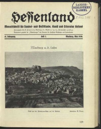 Heft 5, Mai 1930