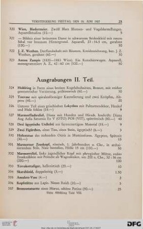 Ausgrabungen II. Teil (Nr. 324-374)