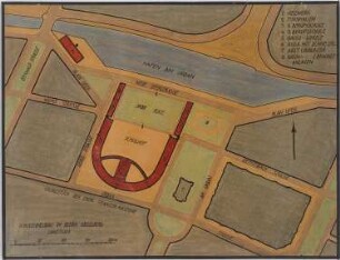 Berufsschulen am Urban, Berlin-Kreuzberg: Lageplan 1:1000