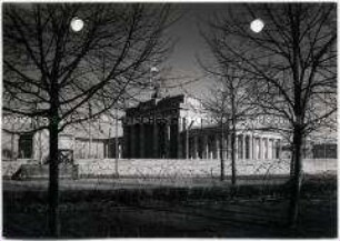 Berlin, Mauer am Brandenburger Tor