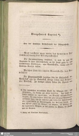 Vierzehntes Capitel. Von der chemischen Beschaffenheit der Pflanzenstoffe