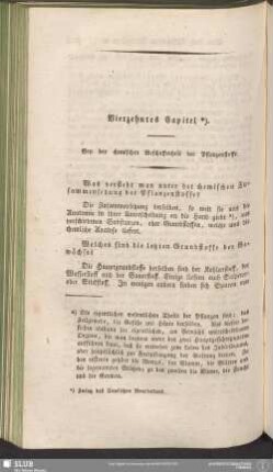 Vierzehntes Capitel. Von der chemischen Beschaffenheit der Pflanzenstoffe