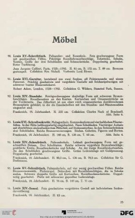 Möbel (Nr. 90-128)