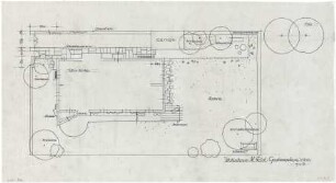 Döllgast, Hans; München, Ferdinand Maria Str.; Wohnhaus Martin Rid - Gartenplan (Grundriss)