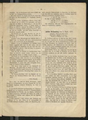 Zwölfte Versammlung vom 5. Dezbr. 1873