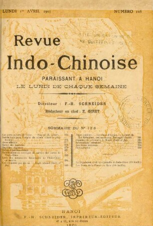 Lundi 1er Avril 1901. Numéro 128