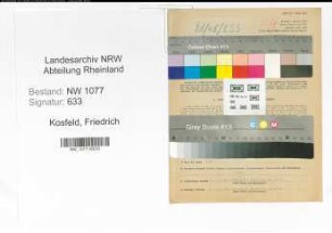 Entnazifizierung Friedrich Kosfeld , geb. 02.01.1909 (Polizist)